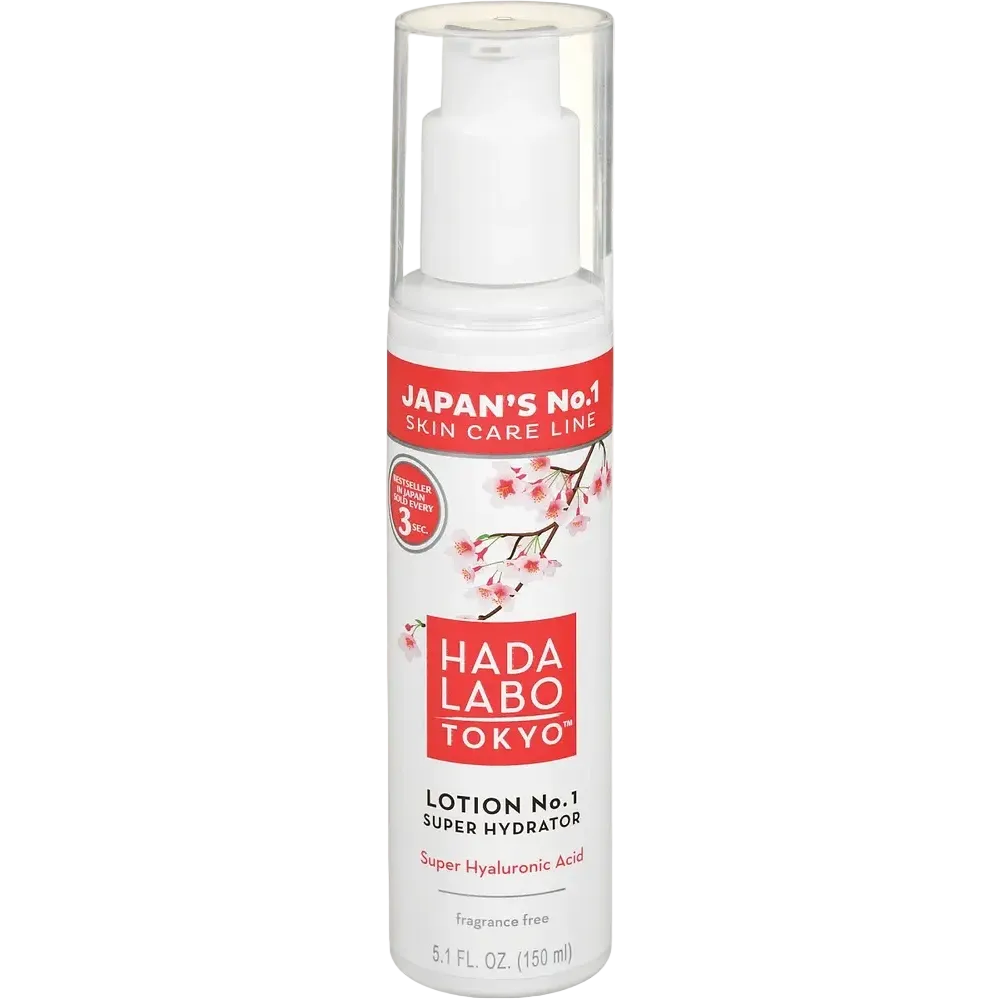 Hada Labo Lotion No.1 Super Hydrator with hyaluronic acid for deep hydration and plumping