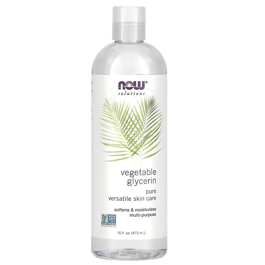 Now Solutions Vegetable Glycerin 100% pure moisturizer for hydration and skin softening