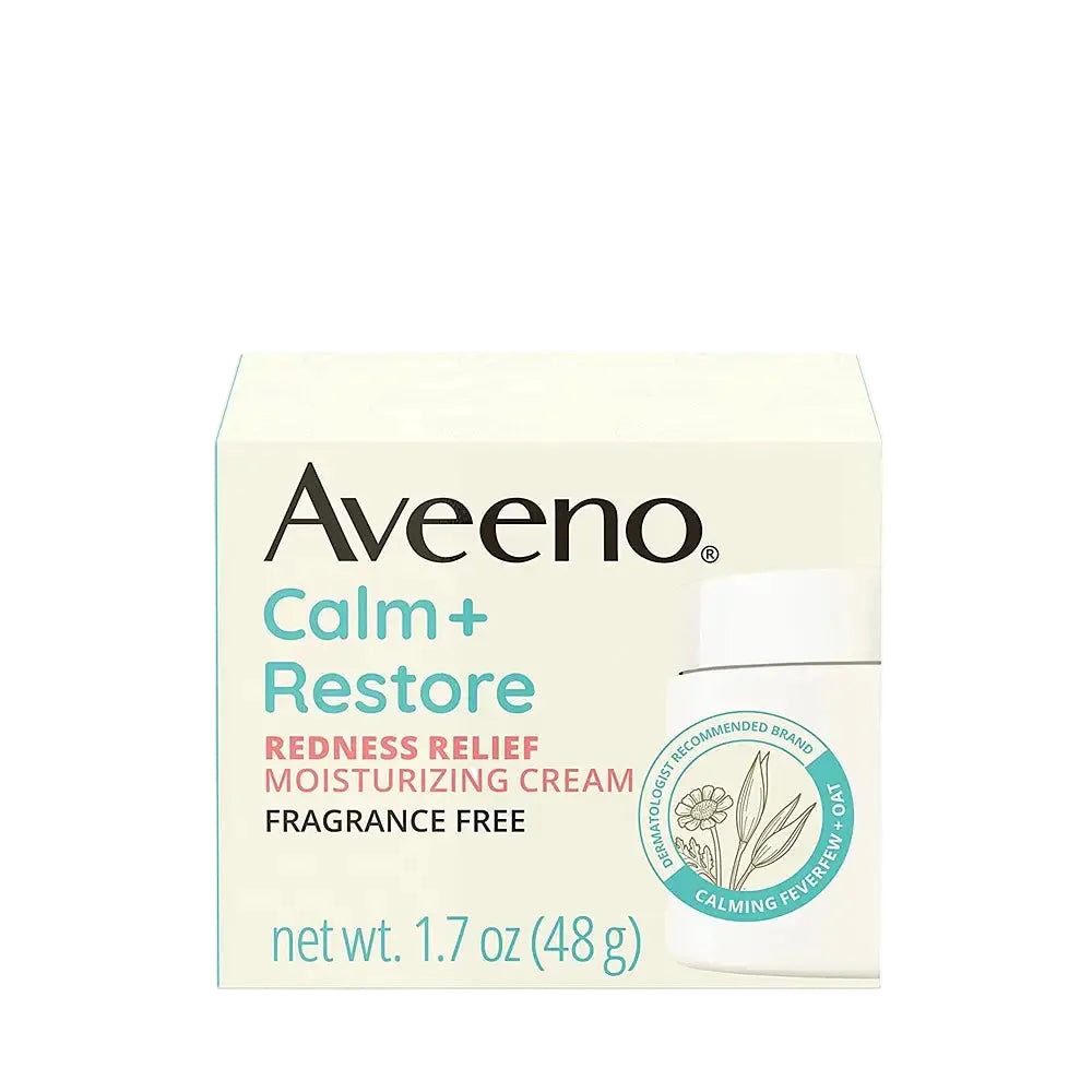 Aveeno Calm + Restore Redness Relief Moisturizing Cream for sensitive skin and barrier repair