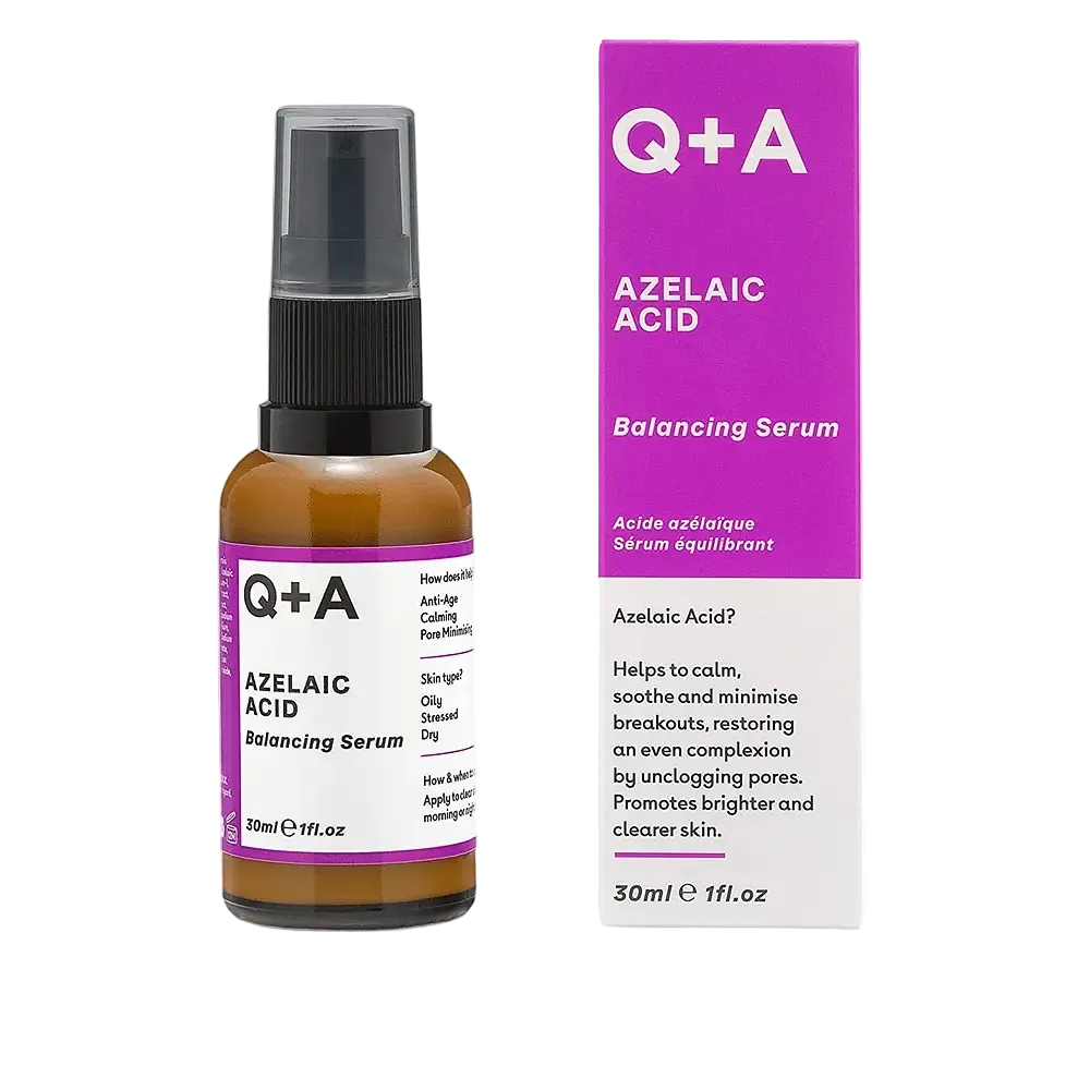 Q+A Azelaic Acid Balancing Serum for blemishes, oil control, and pore minimizing
