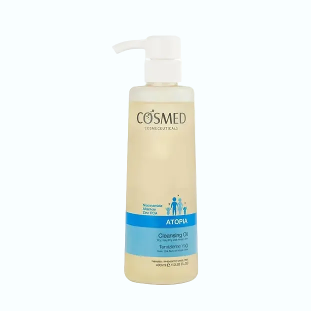 Cosmed Cleansing Oil for face and body with niacinamide for gentle makeup removal