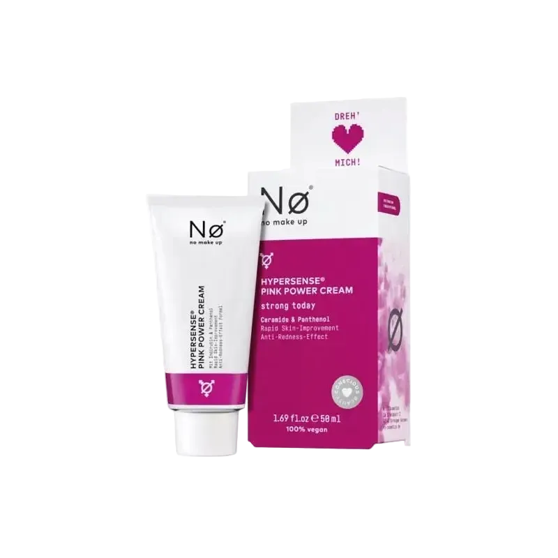 Nø Cosmetics Hypersense Pink Power Cream Strong Today for sensitive skin soothing and redness reduction