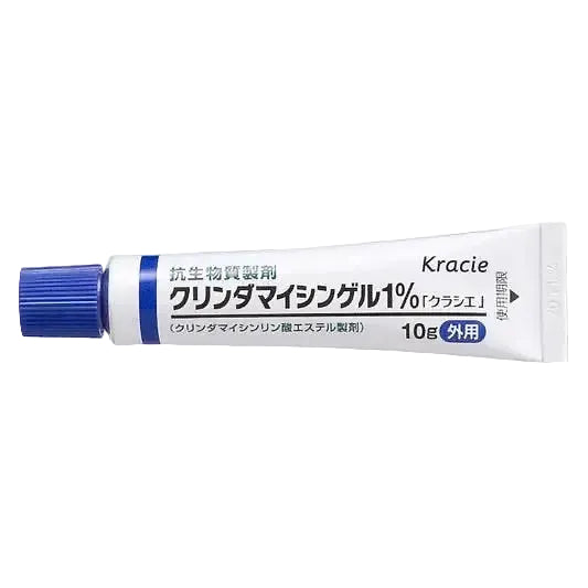 Kracie Clindamycin Gel 1% prescription acne treatment antibacterial gel
