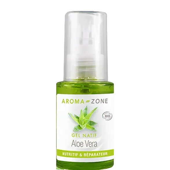 Aroma-Zone Gel Natif Aloe Vera natural moisturizer for hydration and soothing