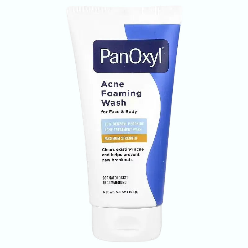 Panoxyl Acne Foaming Wash 10% Benzoyl Peroxide face cleanser for acne-prone skin ([SkinSort][1])