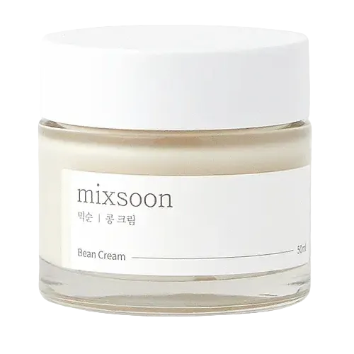 mixsoon Bean Cream with fermented bean extracts for deep hydration and anti-aging barrier repair