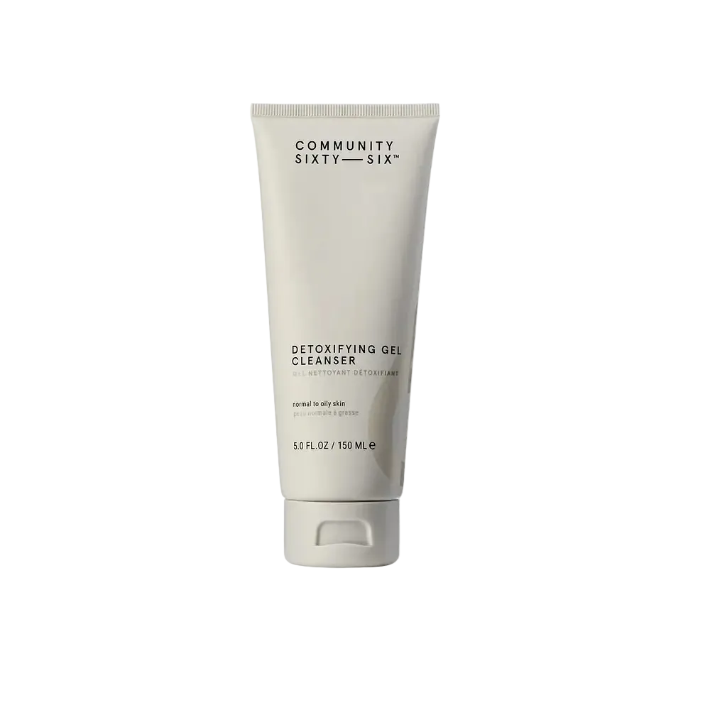 Community Sixty-Six Detoxifying AHA/BHA Gel Cleanser for exfoliation and acne control