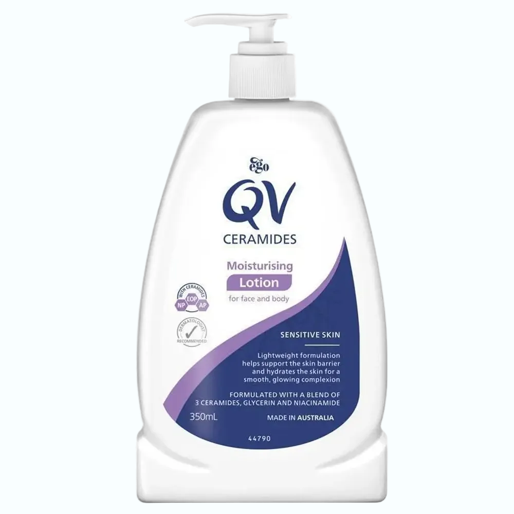 QV Ceramides Lotion for dry sensitive skin hydration and barrier repair