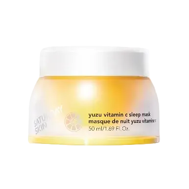 Saturday Skin Yuzu Vitamin C Sleep Mask for overnight brightening and hydration
