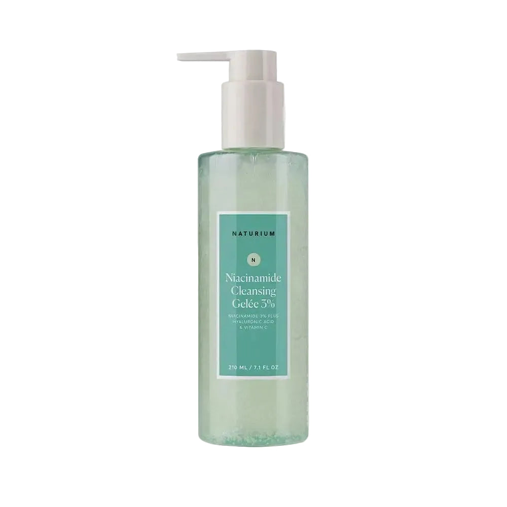 Naturium Niacinamide Cleansing Gelée 3% gentle gel face wash for brightening and oil control