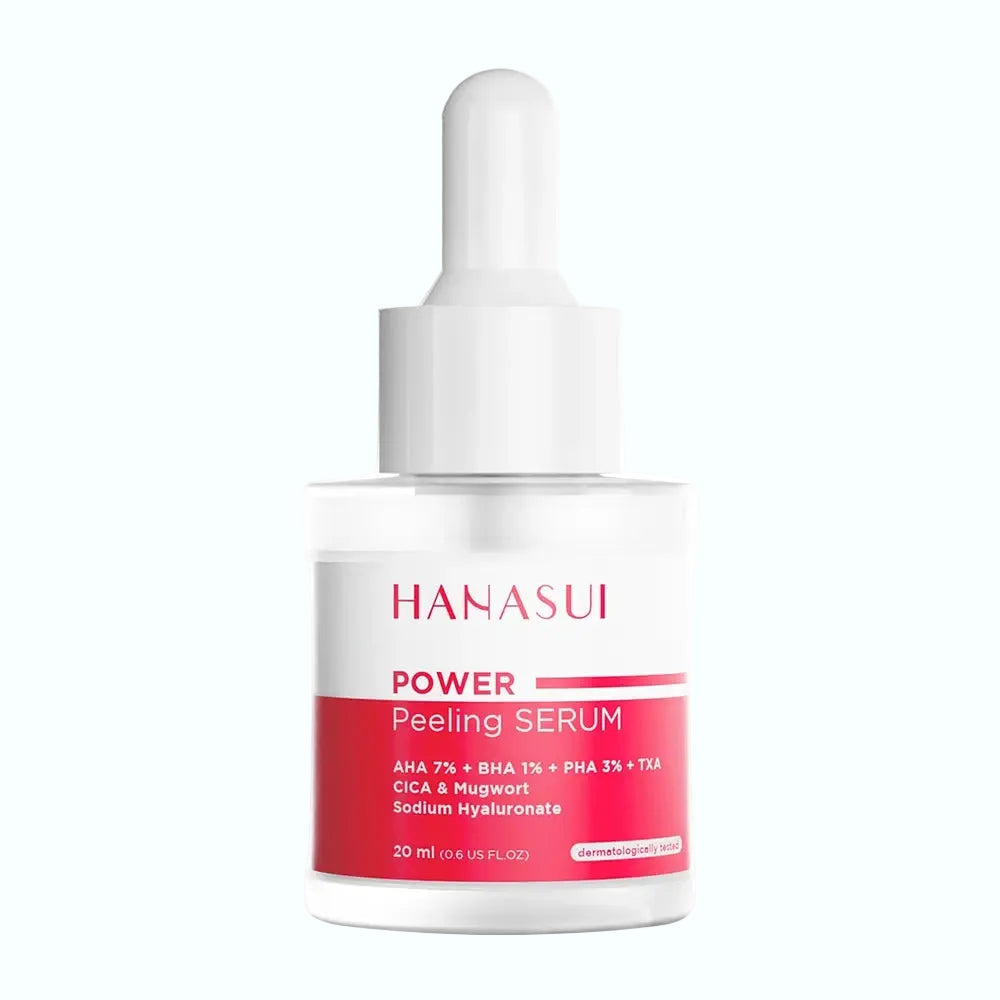 Hanasui Power Serum Peeling Serum with AHA BHA PHA for exfoliation and brightening