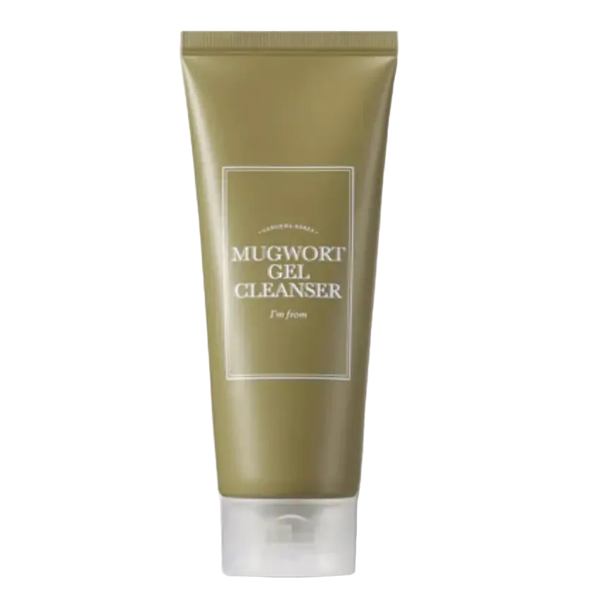 I'm From Mugwort Gel Cleanser with 60% mugwort extract for sensitive skin soothing and pore cleansing