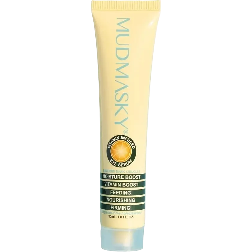 MUDMASKY Vitamin-Infused Eye Serum for dark circles, puffiness, and under-eye hydration
