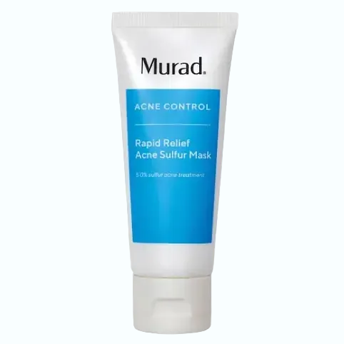 Murad Rapid Relief Acne Sulfur Mask with 5% sulfur and salicylic acid for acne-prone skin