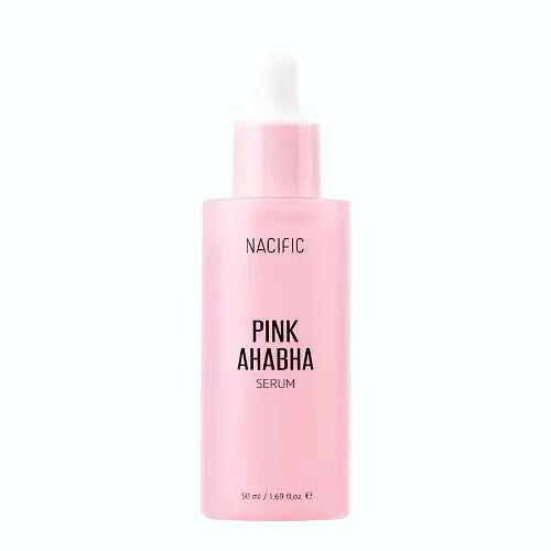 Nacific Pink AHABHA Serum with watermelon extract and AHA BHA for exfoliation and hydration