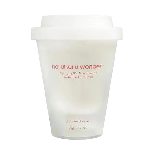 Haruharu Wonder Centella 5% Niacinamide Radiance Gel Cream for brightening andhydration