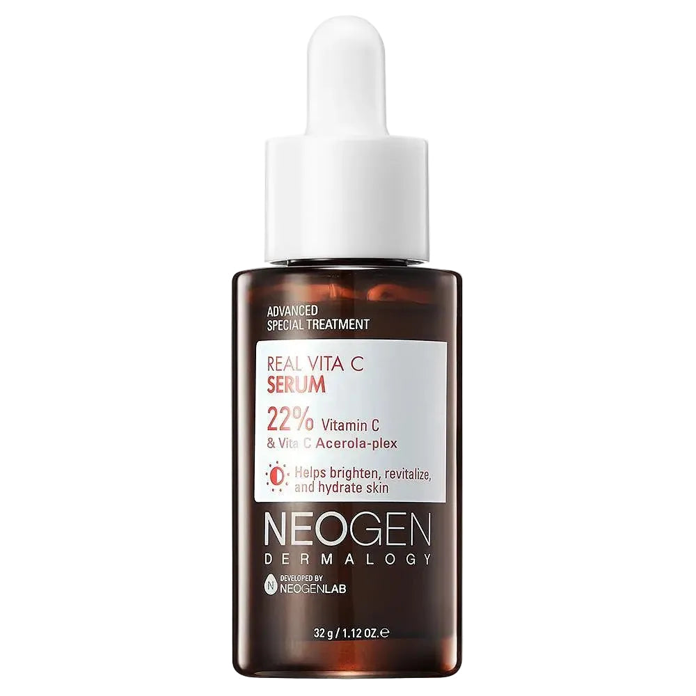 Neogen Real Vita C Serum with 22% Vitamin C and Niacinamide for brightening and dark spot fading