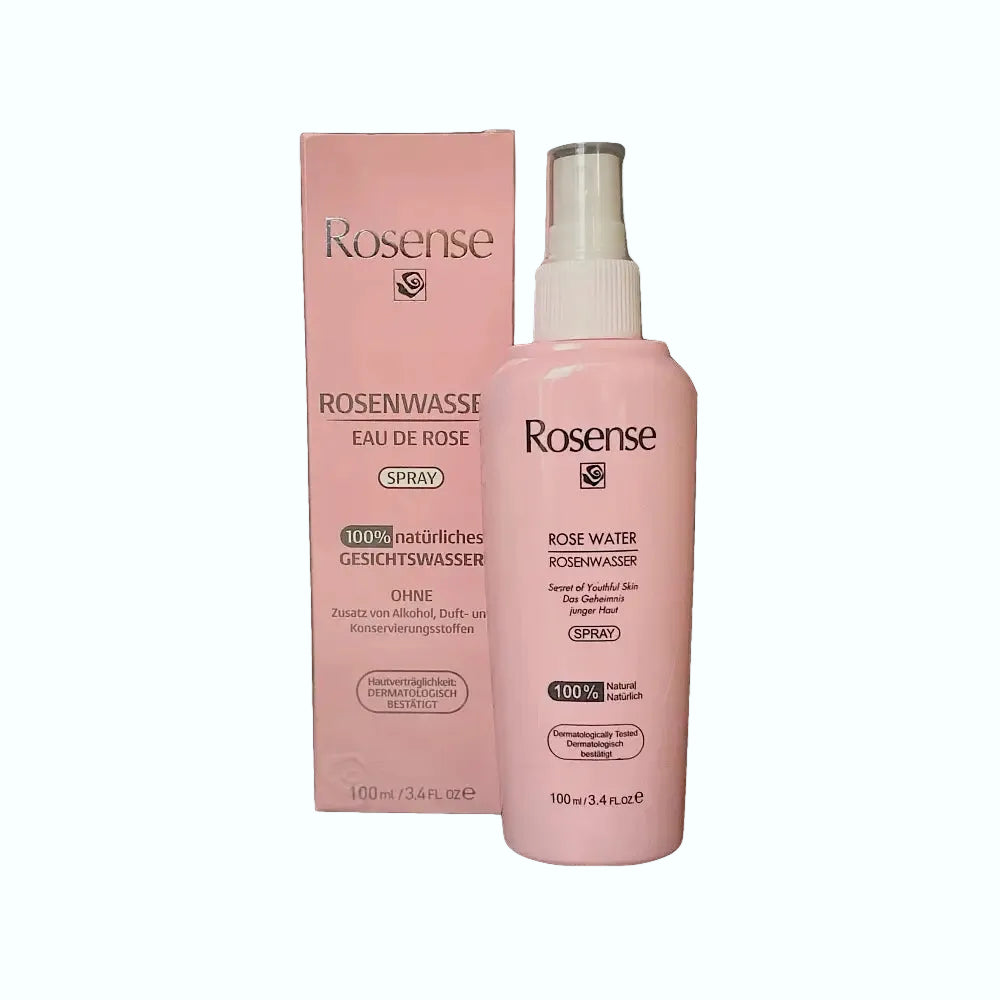 Rosense Rose Water Spray for hydrating and balancing skin, 100% natural Turkish rose water toner