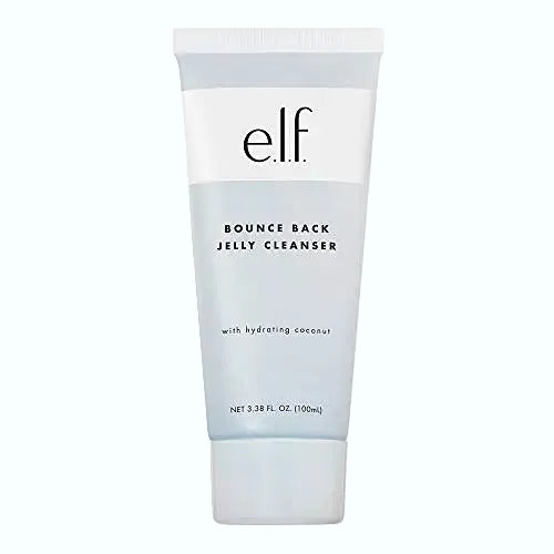 e.l.f. Bounce Back Jelly Cleanser gentle coconut-infused gel for makeup removal and hydration