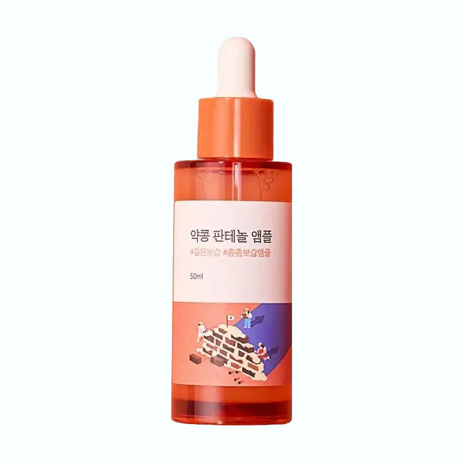 Round Lab Soybean Panthenol Ampoule for deep hydration and skin barrier strengthening