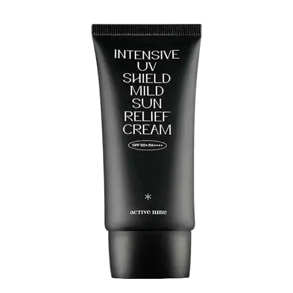 Active Nine Intensive UV Shield Mild Sun Relief Cream SPF50+ mineral sunscreen for sensitive skin