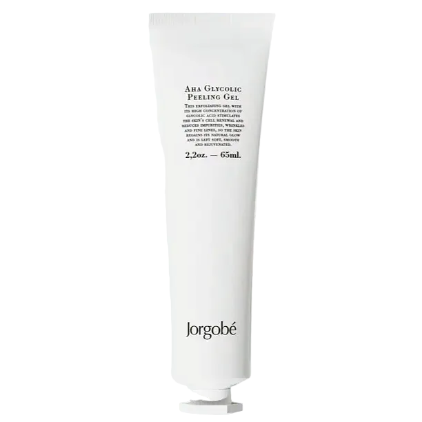 Jorgobé AHA Glycolic Peeling Gel with 10% glycolic acid for exfoliation and brightening