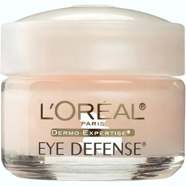 L'Oreal Dermo-Expertise Eye Defense Eye Cream with caffeine and hyaluronic acid for dark circles and puffiness