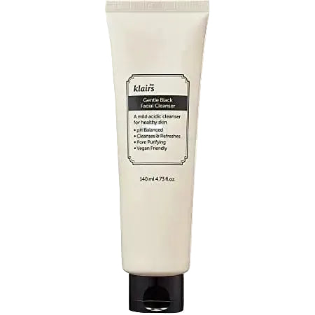 Dear, Klairs Gentle Black Facial Cleanser with charcoal for deep cleansing and pore care