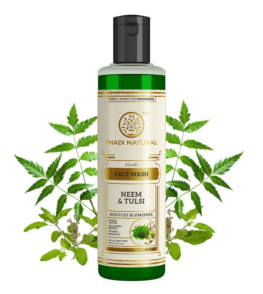 Khadi Natural Neem & Tulsi Facewash
