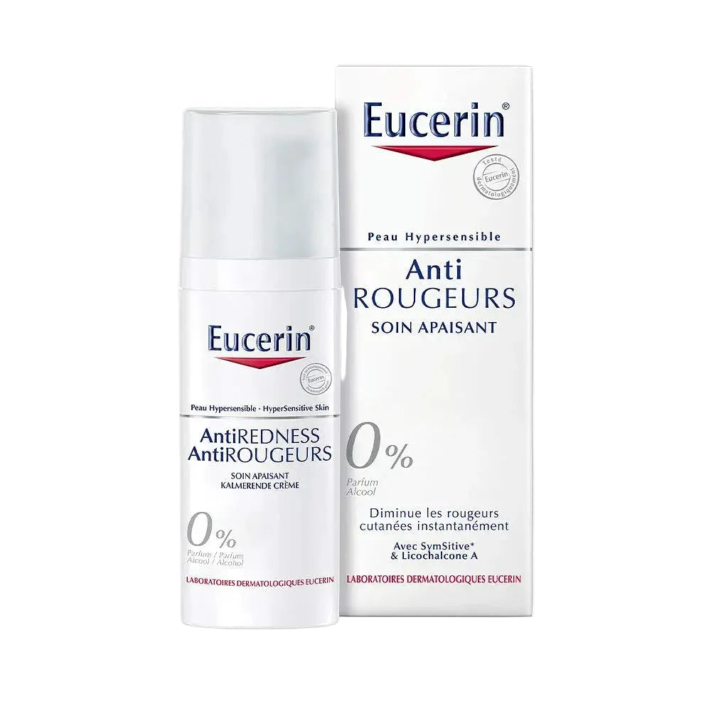 Eucerin Anti Redness Cream Clear for sensitive redness-prone and rosacea skin soothing and barrier repair