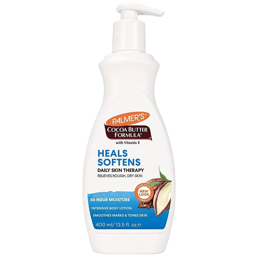 Palmer's Daily Skin Therapy Cocoa Butter Body Lotion for dry skin hydration and softening