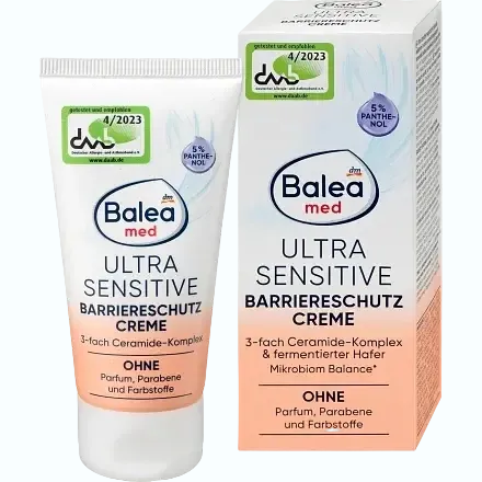 Balea Barriereschutz Creme Ultra Sensitive barrier protection cream for sensitive skin with ceramides