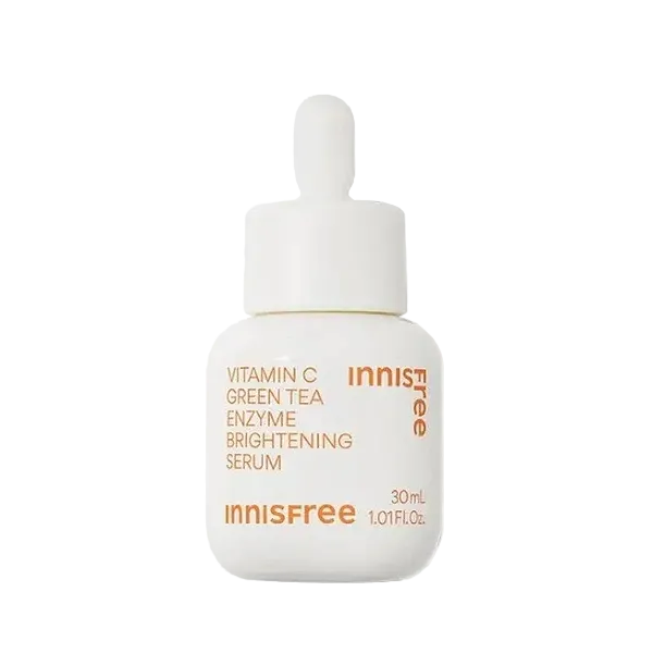 innisfree Vitamin C Green Tea Enzyme Brightening Serum for dark spots and brightening with dual vitamin C power