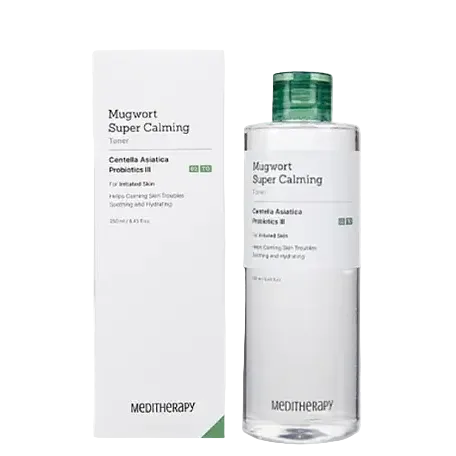 Meditherapy Mugwort Super Calming Toner for soothing and hydrating sensitive skin