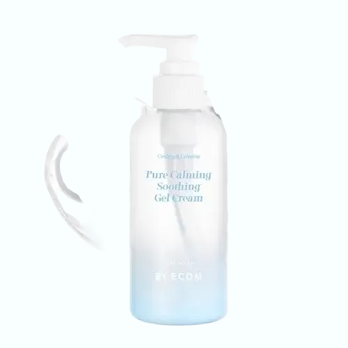 BY ECOM Pure Calming Soothing Gel Cream with 85% centella asiatica for sensitive skin hydration