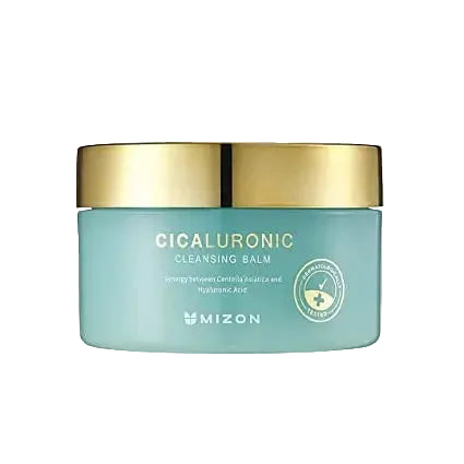Mizon Cicaluronic Cleansing Balm with centella and hyaluronic acid for gentle makeup removal and hydration