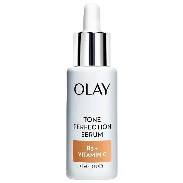 Olay Tone Perfection Serum with Vitamin B3 and Vitamin C for brightening dull and uneven skin tone