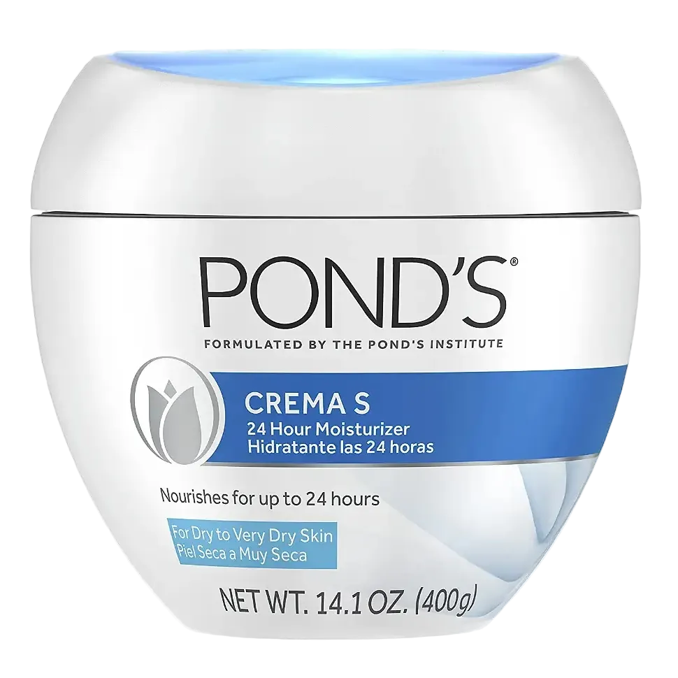 Pond's Crema S Nourishing Moisturizing Cream for dry skin hydration and softening