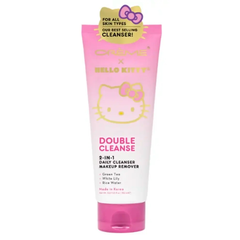 The Creme Shop Hello Kitty Double Cleanse 2-in-1 Facial Cleanser with Green Tea and Rice Water