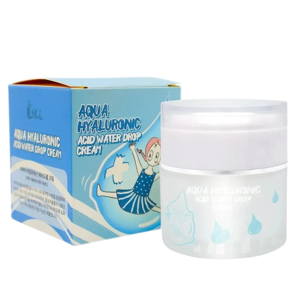 Elizavecca Aqua Hyaluronic Acid Water Drop Cream hydrating gel-cream with hyaluronic acid and red ginseng
