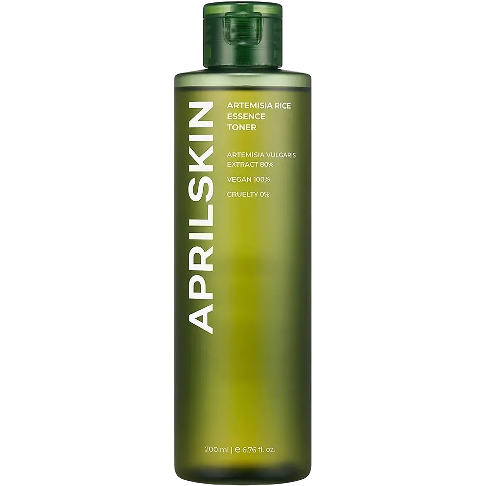 APRILSKIN Artemisia Rice Toner with 80% Korean mugwort for hydration and sensitive skin soothing