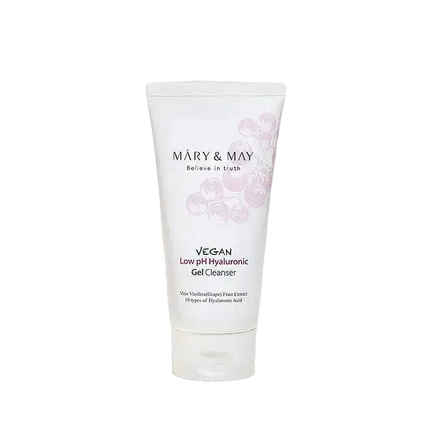 Mary & May Vegan Low pH Hyaluronic Gel to Foam Cleanser for hydration and sensitive skin