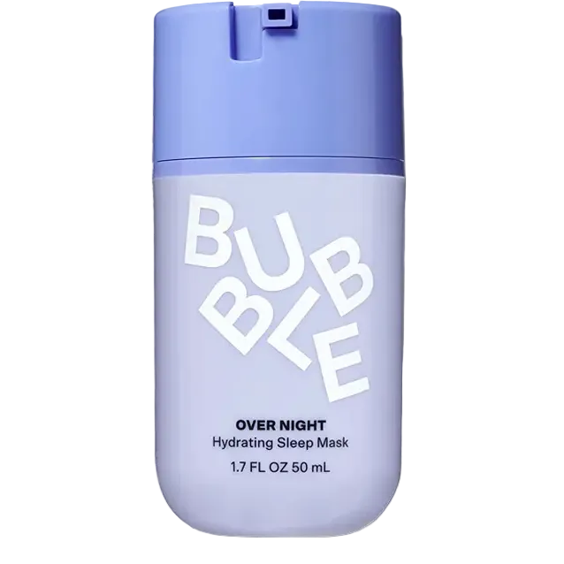Bubble Over Night Hydrating Sleep Mask for hydration and brightening