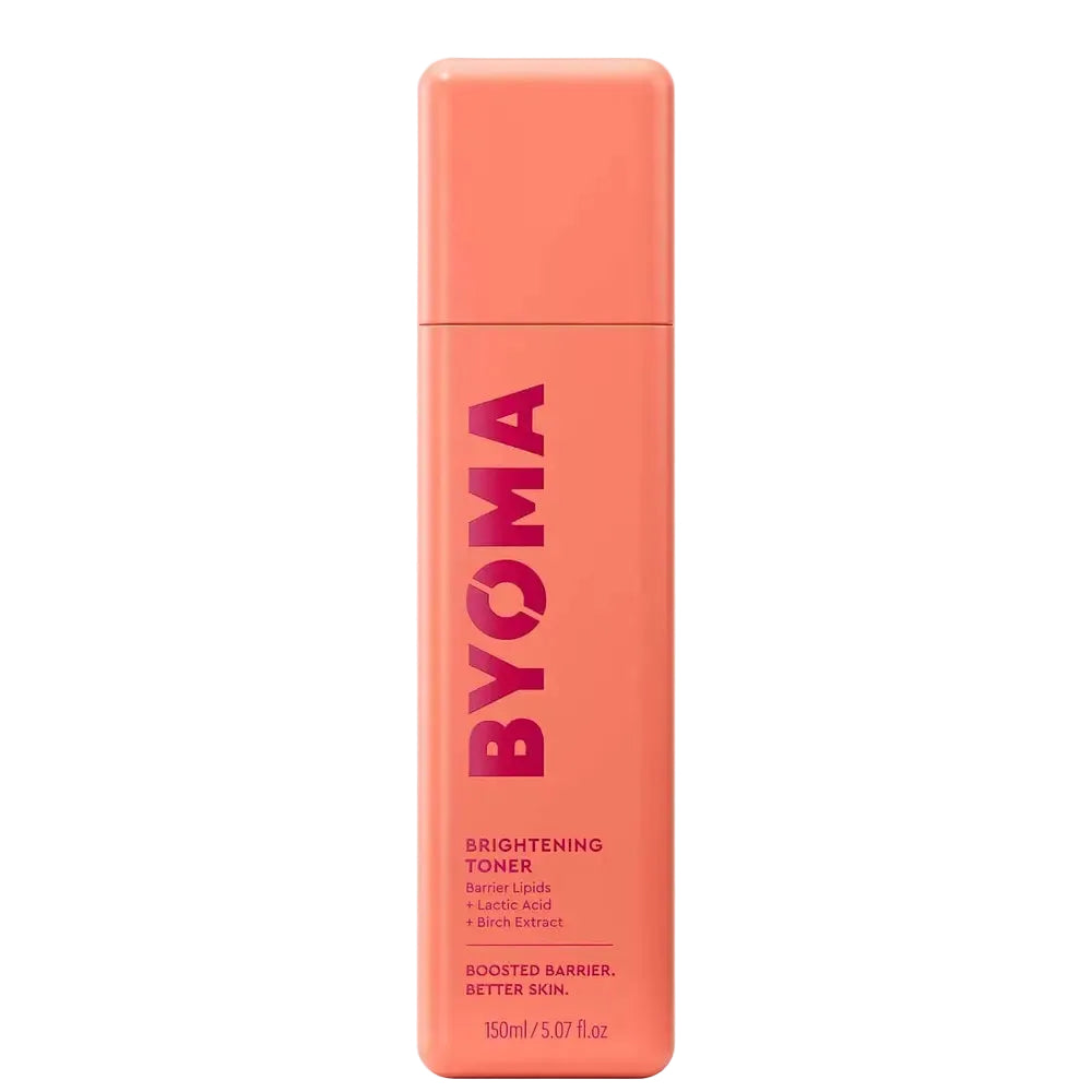 BYOMA Brightening Toner with niacinamide and glycolic acid for glowing skin and dark spot fading