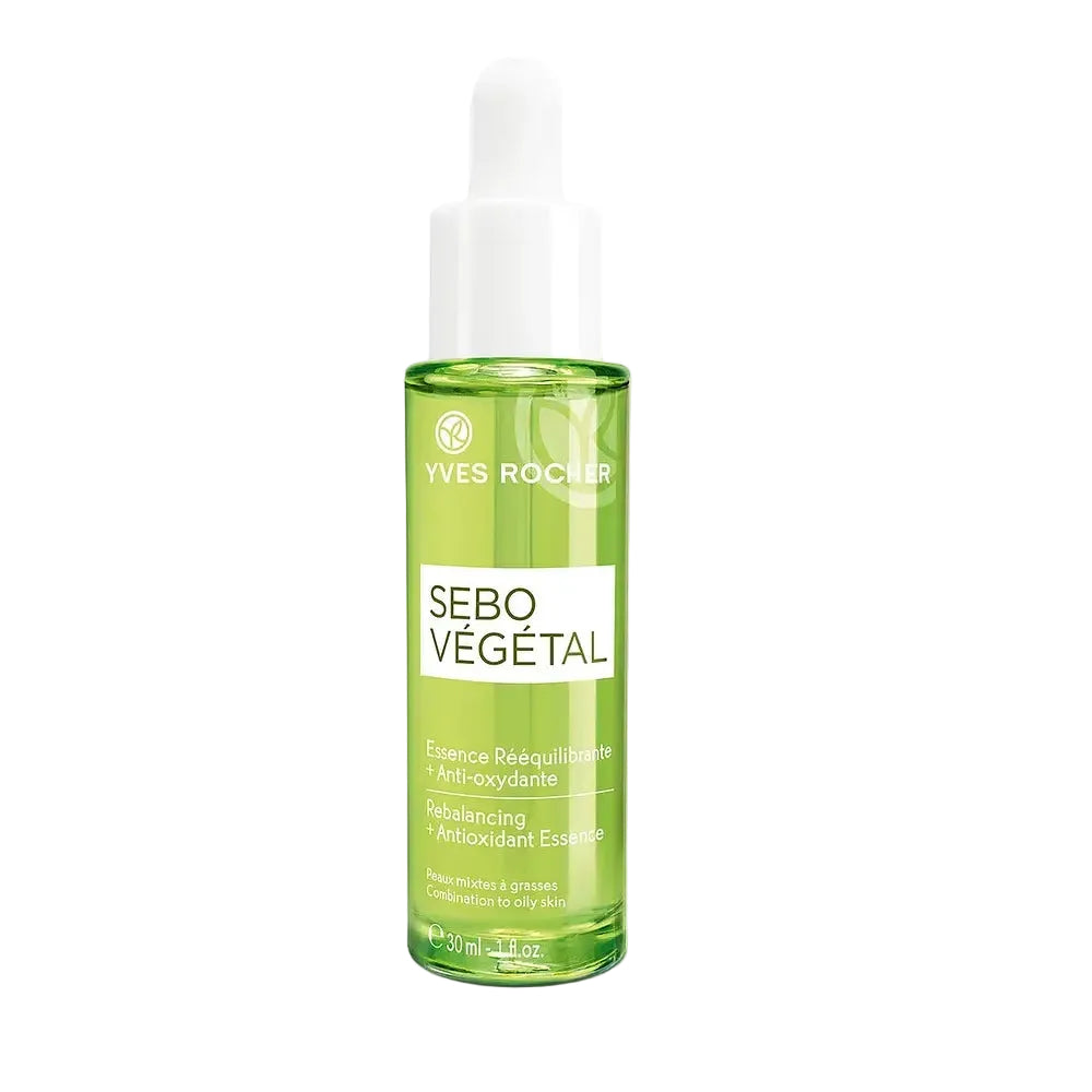 Yves Rocher Sebo Vegetal Rebalancing Antioxidant Essence for oily skin pore minimizing and mattifying