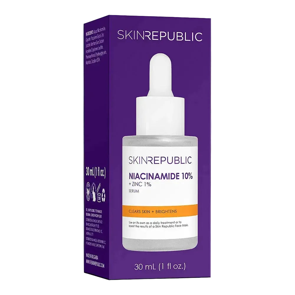 Skin Republic Niacinamide 10% + Zinc 1% Serum for brightening and pore minimizing