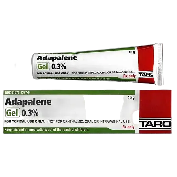 Taro Adapalene 0.3% Gel prescription retinoid for acne treatment