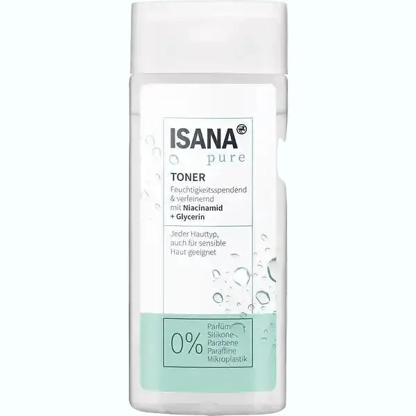 ISANA Pure Skin Anti-Pimple Facial Toner with salicylic acid and niacinamide for acne-prone skin