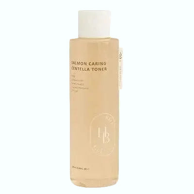 HEVEBLUE Salmon Caring Centella Toner with salmon PDRN for sensitive skin hydration and barrier repair