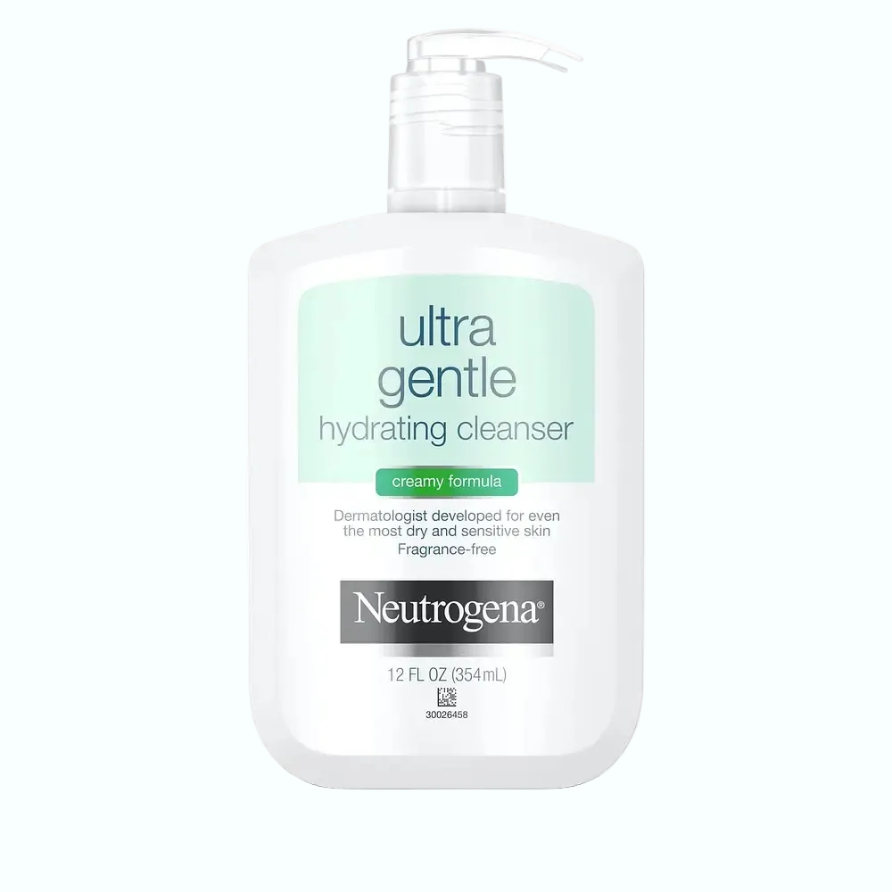 Neutrogena Ultra Gentle Hydrating Cleanser for sensitive skin with creamy formula